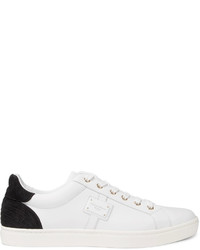 Dolce & Gabbana London Suede Panelled Leather Sneakers