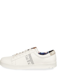 Ben Sherman Lorin Signature Lace Up Sneaker White