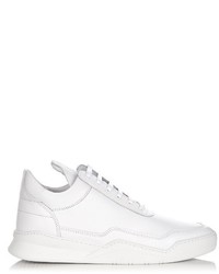 Filling Pieces Low Top Grained Leather Trainers