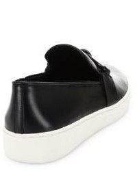 Michael Kors Michl Kors Collection Lennox Leather Skate Sneakers
