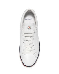 Moncler Striped Welt Leather Sneakers