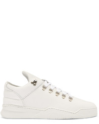 Filling Pieces Mountain Cut Low Top Leather Trainers