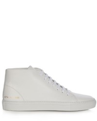 Common Projects New Court Mid Top Leather Trainers