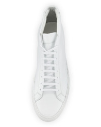 Common Projects Original Achilles Leather Mid Top Sneakers White