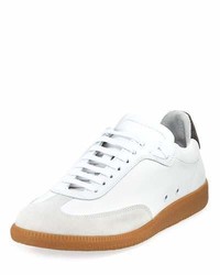 Public School Otto Low Rise Leather Sneakers White