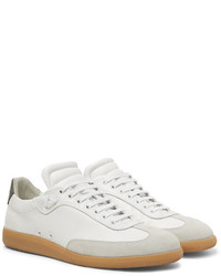 Public School Otto Nubuck And Suede Trimmed Leather Sneakers