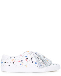 Loeffler Randall Paint Splattered Tassel Sneakers