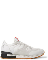 Givenchy Panelled Mesh Leather And Suede Sneakers