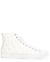 Philipp Plein Crystal Hi Top Sneakers