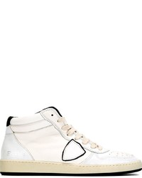 Philippe Model Hi Top Lace Up Sneakers