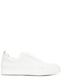 Pierre Hardy Embossed Crocodile Effect Sneakers