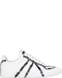 Maison Margiela Replica Hand Painted Leather Sneakers