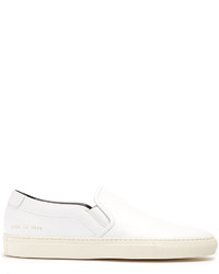Common Projects Retro Leather Slip On Trainers
