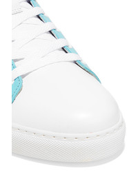 Sophia Webster Riko Leather Sneakers White