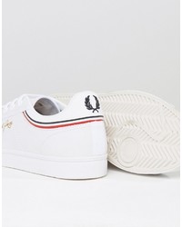 Fred Perry Sidespin Leather Sneakers