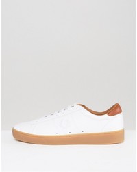 Fred Perry Spencer Tumbled Leather Sneakers