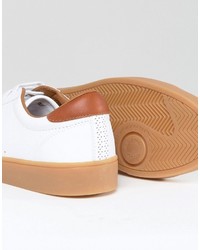 Fred Perry Spencer Tumbled Leather Sneakers
