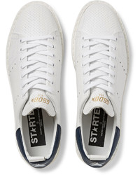 Golden Goose Deluxe Brand Starter Contrast Trimmed Perforated Leather Sneakers