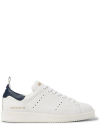 Golden Goose Deluxe Brand Starter Contrast Trimmed Perforated Leather Sneakers