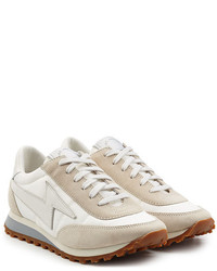 Marc Jacobs Suede Leather And Fabric Sneakers