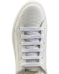 DSQUARED2 Textured Leather Sneakers