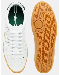 Fred Perry Umpire Perforated Leather Sneakers