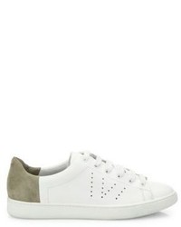Vince Varin Leather Suede Sneakers