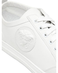 Versace Medusa Smooth Leather Sneakers