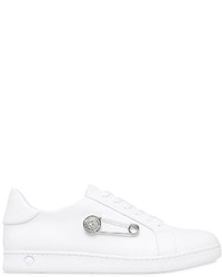 Versus Safety Pin Leather Sneakers