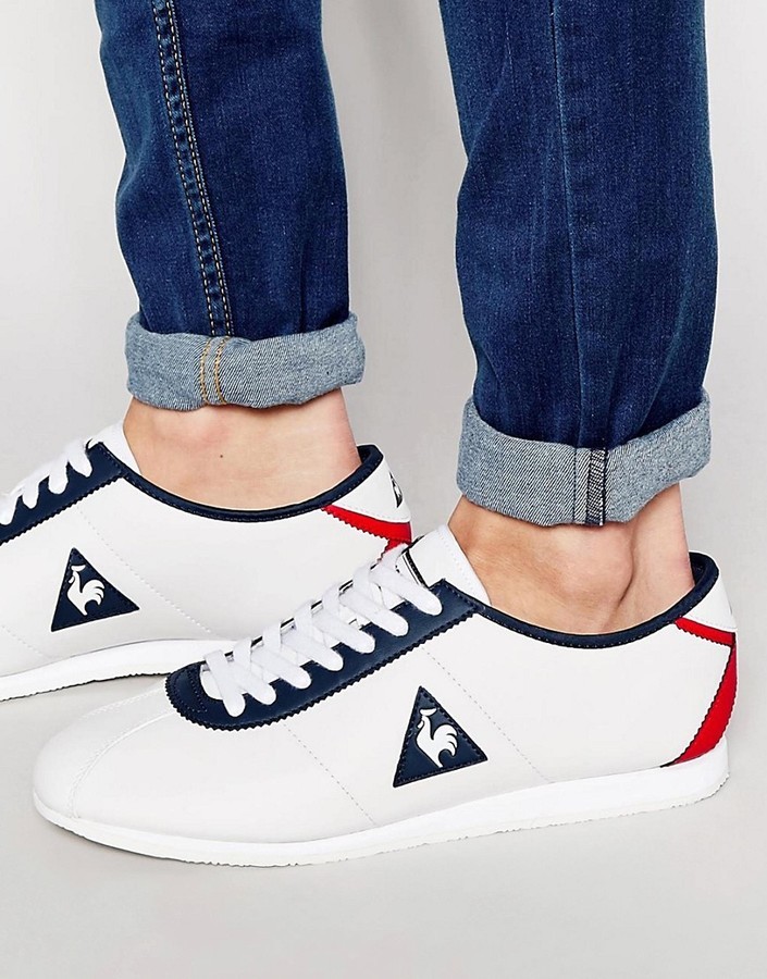 Le Coq Sportif Wendon Leather Sneakers, $98 | Asos | Lookastic.com