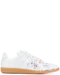 Maison Margiela White Paint Splatter Replica Sneakers