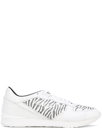 Kenzo Zebra Patterned Lace Up Sneakers