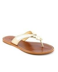 Cole Haan Deandra Thong Leather Sandals
