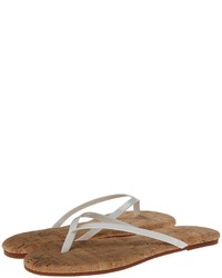 Yosi Samra Roee Two Tone Flip Flop W Patent Leather Strap Cork Footbed