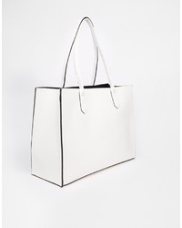 Asos Collection Structured Shopper Bag With Removable Clutch