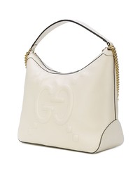 Gucci Embossed Gg Hobo Bag
