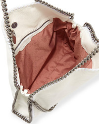 Stella McCartney Falabella Small Fold Over Tote Bag White