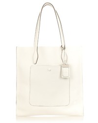 Tod's Flat Grained Leather Tote