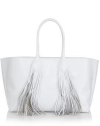 Sara Battaglia Fringed Leather Tote