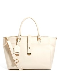 Asos Handheld Bag With Front Strap White