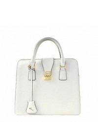 Florian London Leather Shopper With Push Lock Eleanor Doctor