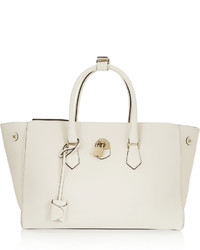 Mallet Co Zeus Textured Leather Tote Off White