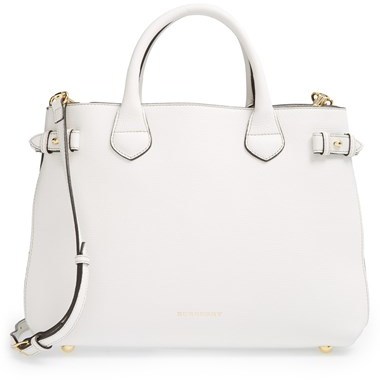 burberry handbag white