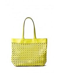 Milly Perforated Leather Tote