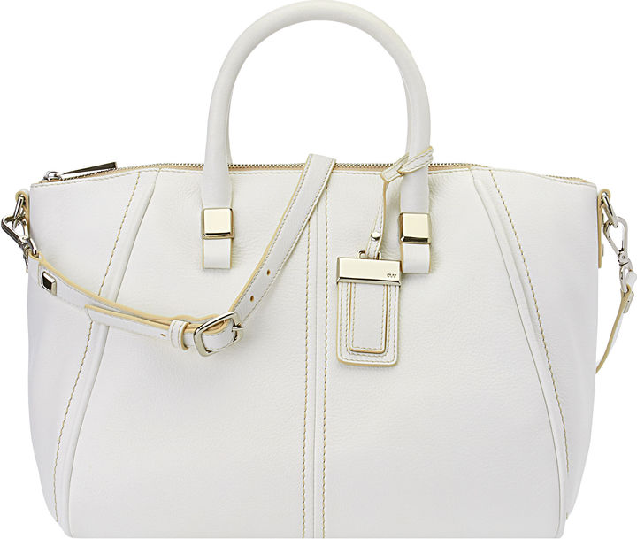 Tribeca Pebbled Leather Satchel, $199 | Nine West | Lookastic