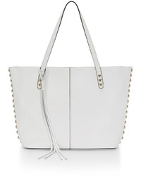 Rebecca Minkoff Pebbled Leather Unlined Tote Bag White