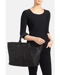 Maison Scotch Perforated Leather Tote