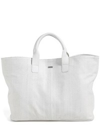 Maison Scotch Perforated Leather Tote