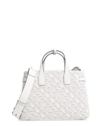 Burberry Perforated Medium Banner Leather Tote