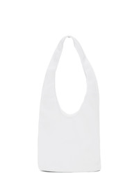 The Row White Small Bindle Tote